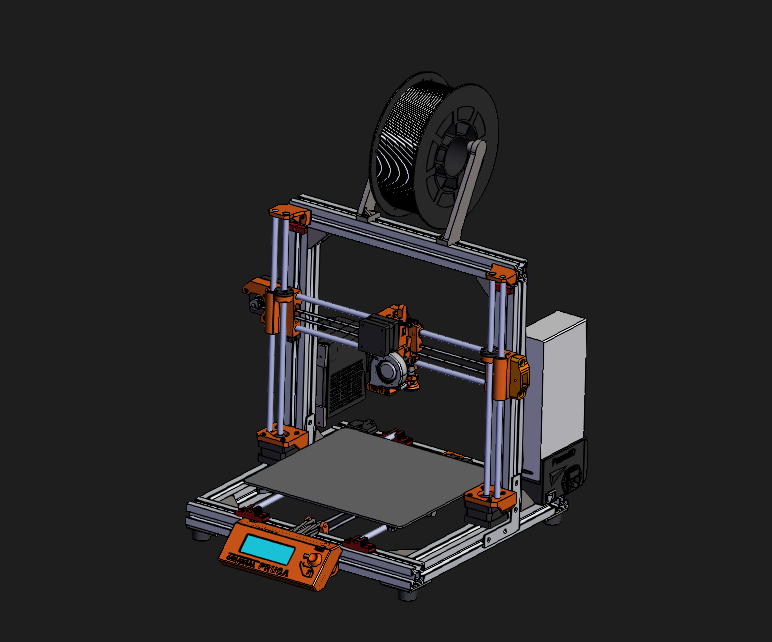 模型下载：3D打印机STP格式