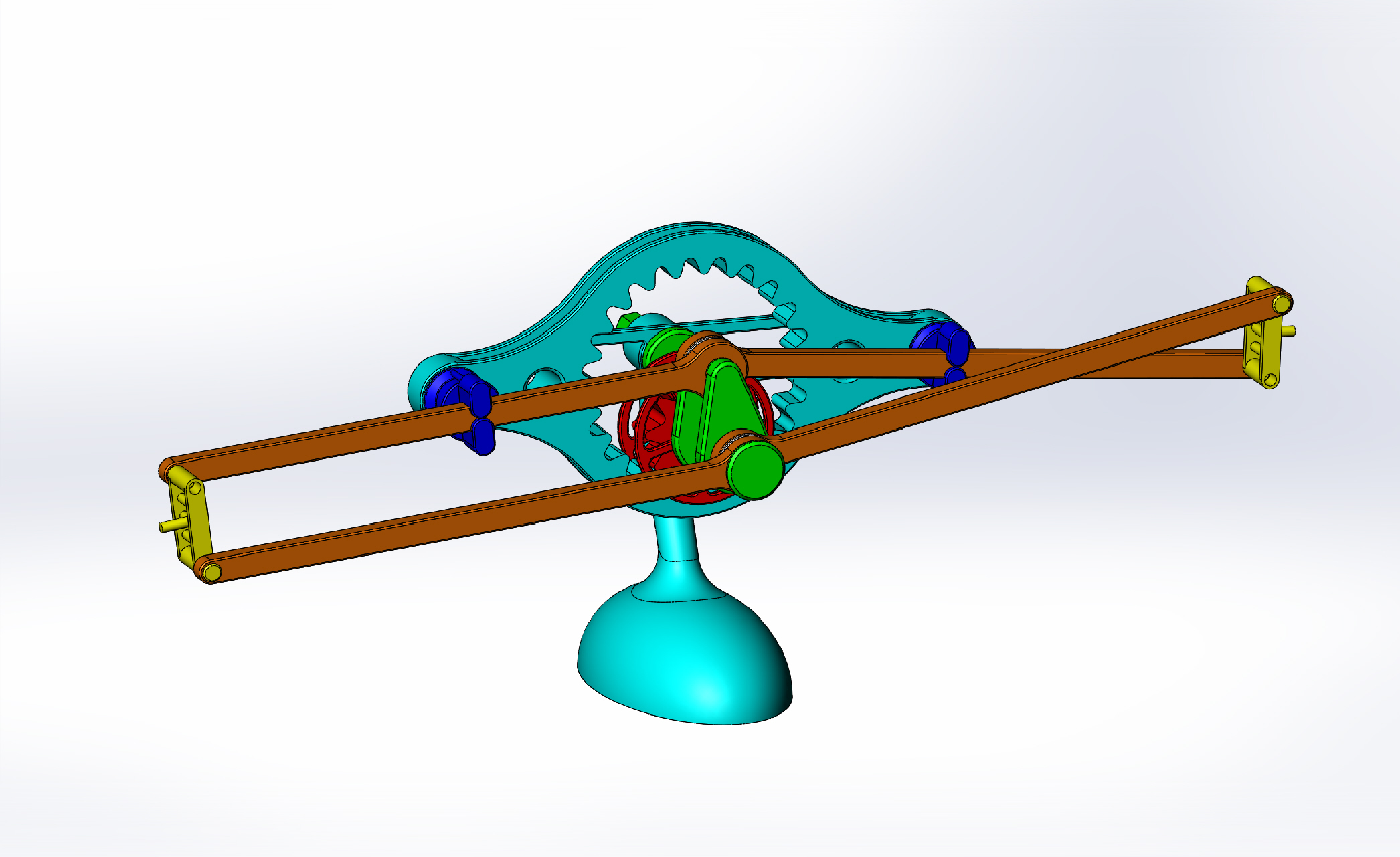 模型下载：鸟翅膀机械模型