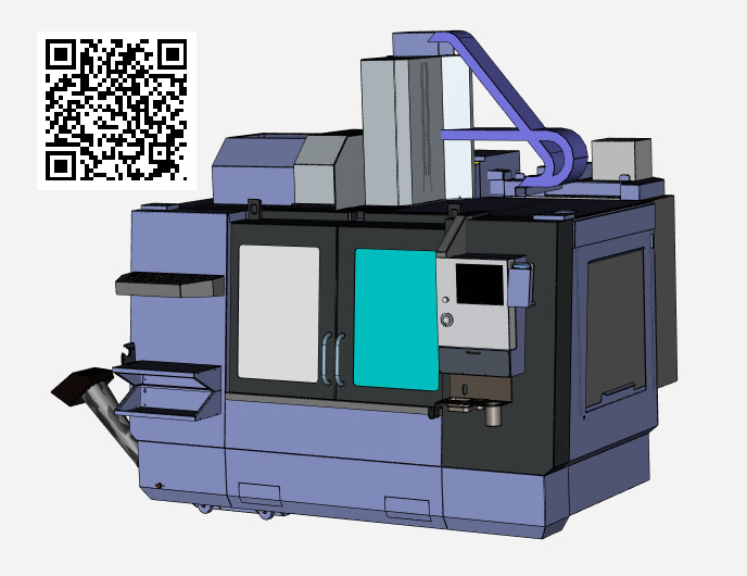 模型下载：CNC 加工中心 VF4型