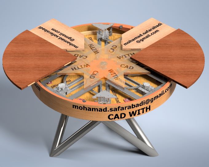 VIP模型：旋转开合的桌子