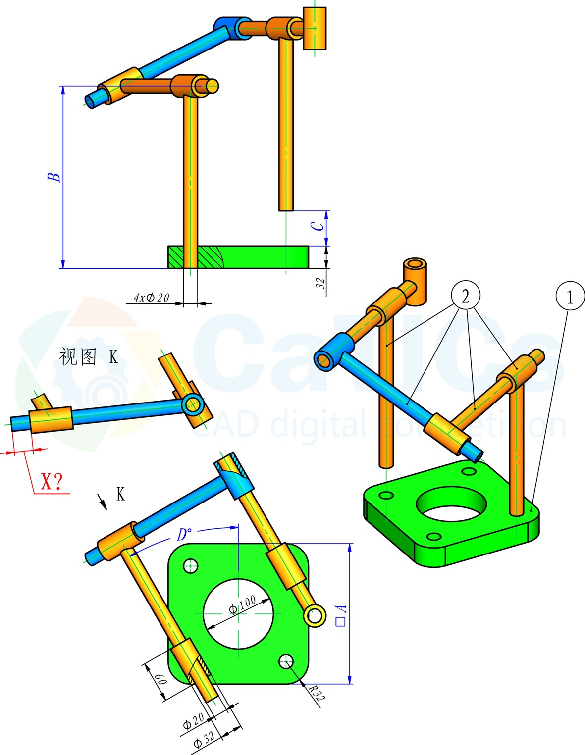 Solidworks装配练习题4