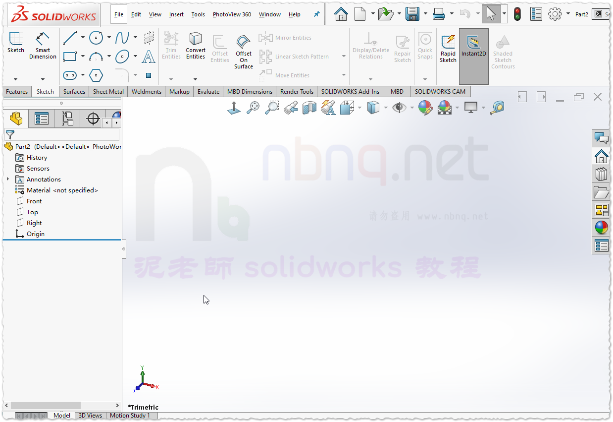 如何解决solidworks设计树中出现英文的问题