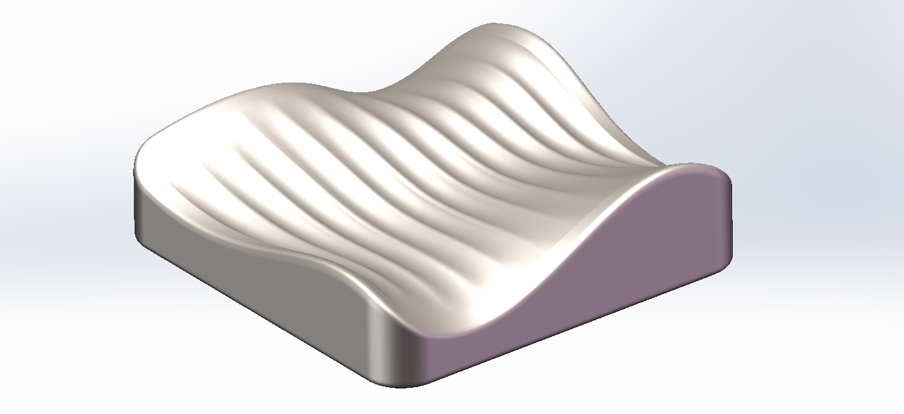 Solidworks画一个"按摩纹"