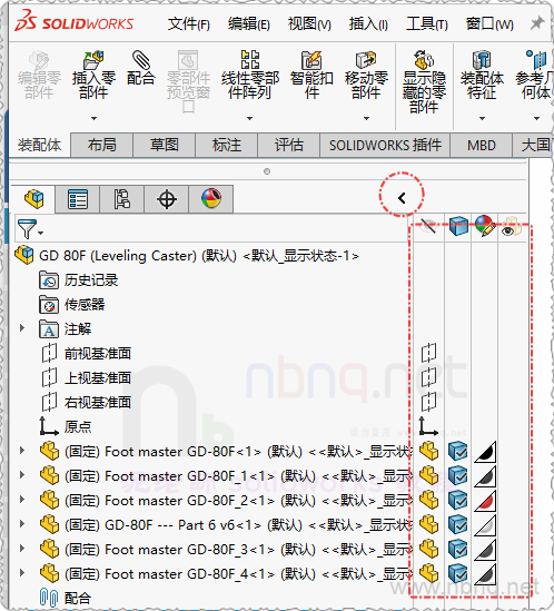 高级活：用【显示状态】让SolidWorks 的装配体和工程图以不同形式展现！